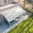 Systèmes à toile repliable sur mesure. Découvrez les pergolas éco-énergétiques et résistantes aux intempéries avec toile repliable de Harol.