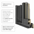 Les baies coulissantes bois-aluminium MéO, parfois appelé baies mixtes, combinent tous les avantages de deux matériaux d’excellente qualité