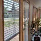 Baies vitrées hybrides en bois aluminium