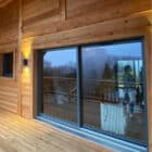 Baies vitrées hybrides en bois aluminium
