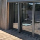 Baies vitrées hybrides en bois aluminium